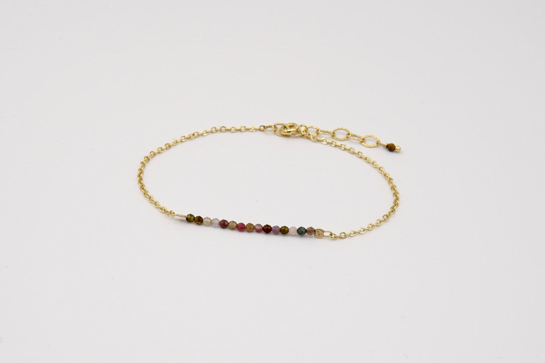 Verlängerungskette des 'PAPILLON'-Armbands aus 14 Karat Goldfilled-Material für flexible Längenanpassung